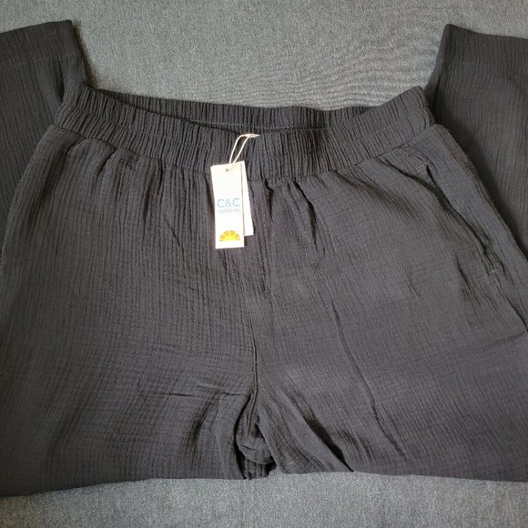C & C California Black Pants - Picture 1 of 4